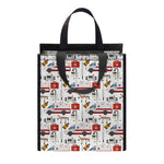 EMS Paramedic Pattern Print Insulated Lunch Tote