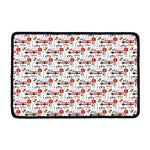 EMS Paramedic Pattern Print Kitchen Mat