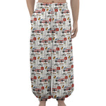 EMS Paramedic Pattern Print Lantern Pants