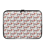 EMS Paramedic Pattern Print Laptop Sleeve