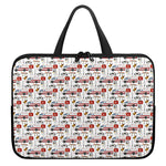 EMS Paramedic Pattern Print Laptop Sleeve With Handle