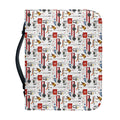 EMS Paramedic Pattern Print Leather Bible Cover