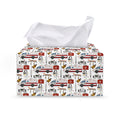 EMS Paramedic Pattern Print Leather Tissue Box Cover