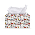 EMS Paramedic Pattern Print Leather Tissue Box Cover