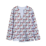 EMS Paramedic Pattern Print Long Sleeve Short Coat