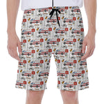 EMS Paramedic Pattern Print Men's Beach Shorts