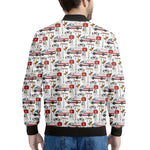 EMS Paramedic Pattern Print Men's Bomber Jacket