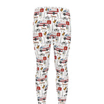 EMS Paramedic Pattern Print Men's leggings