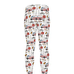 EMS Paramedic Pattern Print Men's leggings