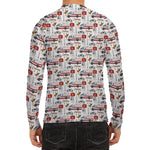 EMS Paramedic Pattern Print Men's Long Sleeve Rash Guard