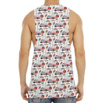 EMS Paramedic Pattern Print Men's Muscle Tank Top