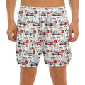 EMS Paramedic Pattern Print Men's Split Running Shorts