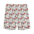EMS Paramedic Pattern Print Men's Athletic Shorts