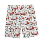 EMS Paramedic Pattern Print Men's Sports Shorts
