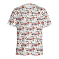 EMS Paramedic Pattern Print Men's Athletic T-Shirt