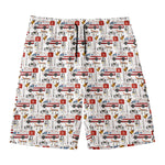 EMS Paramedic Pattern Print Men's Swim Trunks