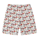 EMS Paramedic Pattern Print Men's Swim Trunks