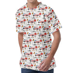 EMS Paramedic Pattern Print Men's Velvet T-Shirt