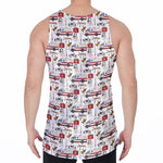 EMS Paramedic Pattern Print Men's Velvet Tank Top