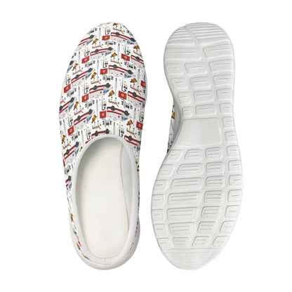 EMS Paramedic Pattern Print Mesh Casual Shoes