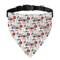 EMS Paramedic Pattern Print Over The Collar Dog Bandana