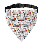 EMS Paramedic Pattern Print Over The Collar Dog Bandana