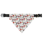 EMS Paramedic Pattern Print Over The Collar Dog Bandana