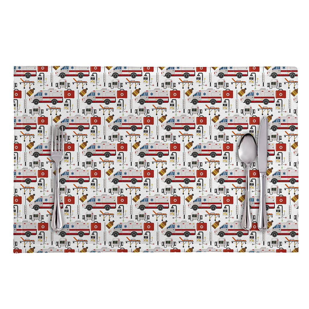EMS Paramedic Pattern Print Placemat