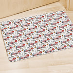 EMS Paramedic Pattern Print Polyester Doormat