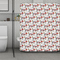 EMS Paramedic Pattern Print Polyester Shower Curtain