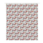 EMS Paramedic Pattern Print Polyester Shower Curtain