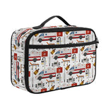 EMS Paramedic Pattern Print Portable Lunch Bag