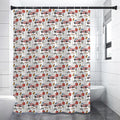 EMS Paramedic Pattern Print Premium Shower Curtain