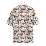 EMS Paramedic Pattern Print Rayon Hawaiian Shirt