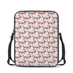 EMS Paramedic Pattern Print Rectangular Crossbody Bag