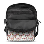 EMS Paramedic Pattern Print Rectangular Crossbody Bag