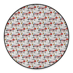 EMS Paramedic Pattern Print Round Floor Mat