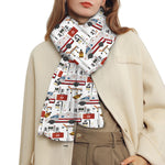 EMS Paramedic Pattern Print Scarf