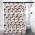EMS Paramedic Pattern Print Shower Curtain