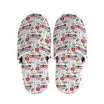 EMS Paramedic Pattern Print Slippers