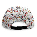 EMS Paramedic Pattern Print Snapback Cap