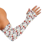 EMS Paramedic Pattern Print Sun Protection Arm Sleeves