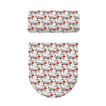 EMS Paramedic Pattern Print Toilet Lid And Tank Cover Set