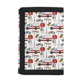 EMS Paramedic Pattern Print Trifold Wallet
