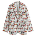 EMS Paramedic Pattern Print Women's Blazer