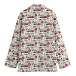 EMS Paramedic Pattern Print Women's Blazer