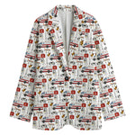 EMS Paramedic Pattern Print Women's Cotton Blazer