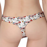 EMS Paramedic Pattern Print Women's Thong