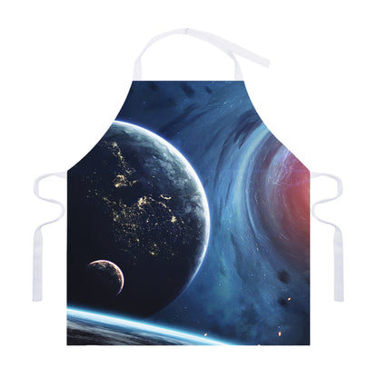 Endless Space Print Adjustable Apron