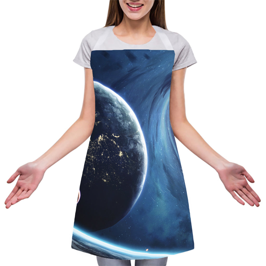Endless Space Print Adjustable Apron